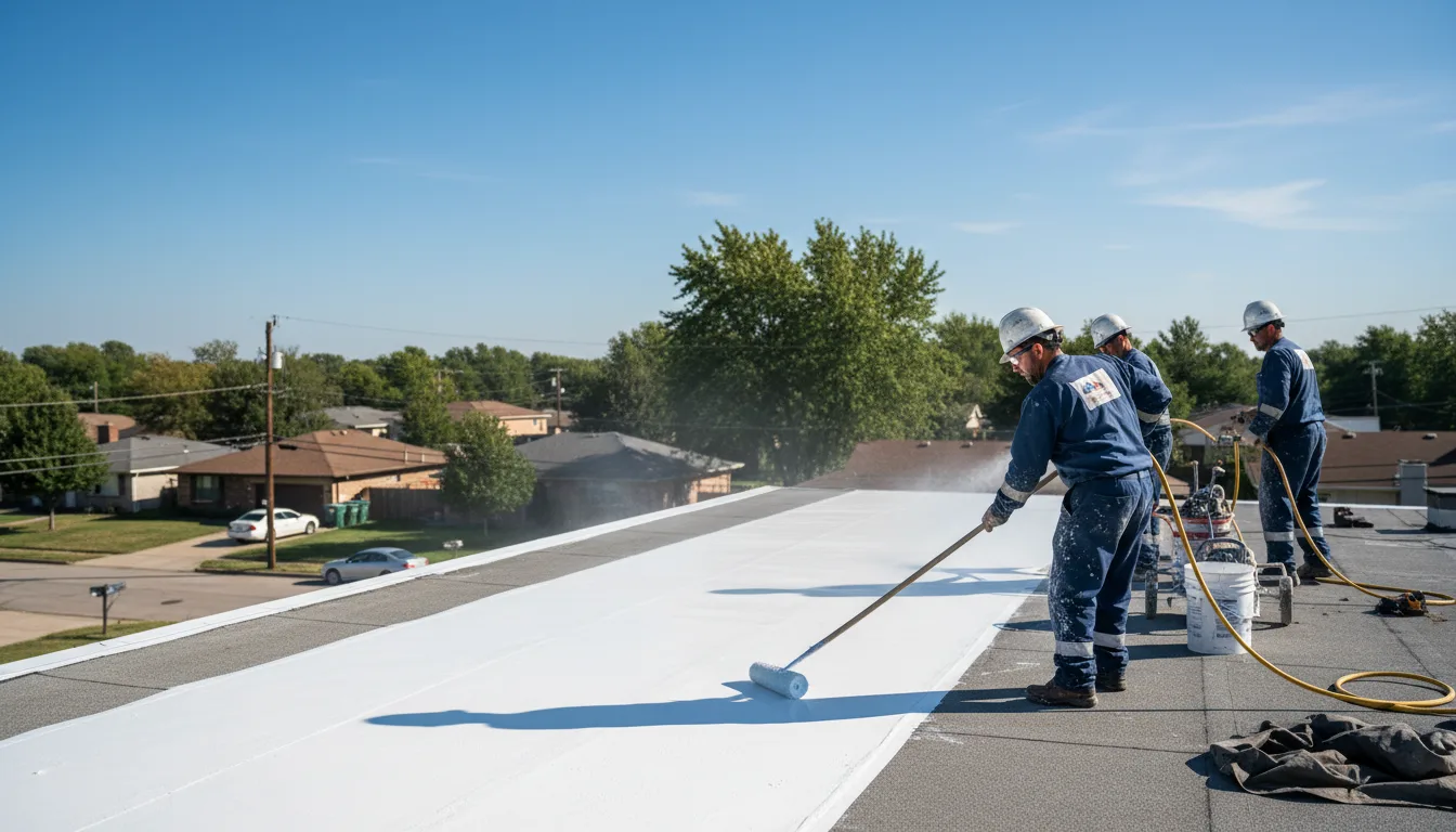 Commercial roof coating in Belknap, IL near me